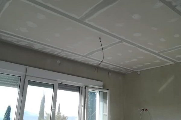 Ξηρά Δόμηση : Ψευδοροφές Γυψοσανίδας